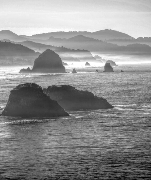 Goonies? Near Cannon Beach, Oregon, whiling away the day in unprecedented October pleasantness. #goonies #cannonbeach #blackandwhite